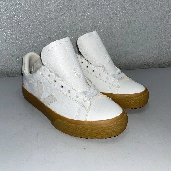 VEJA Campo Leather Sneakers – Women’s US 5, Extra White - Picture 1 of 10